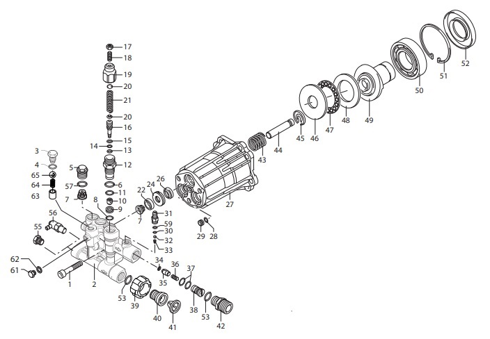 AR RMV2.5G30 Pump rebuild kits & parts